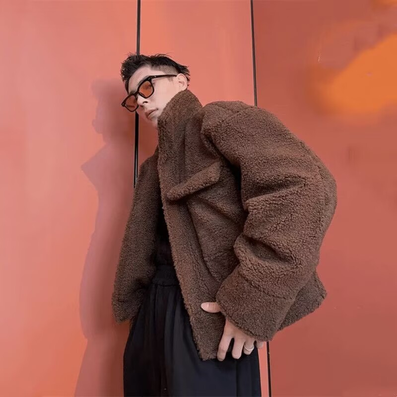 Winter Clothes Shop - Giacca Trendy da Uomo Stile Baseball,