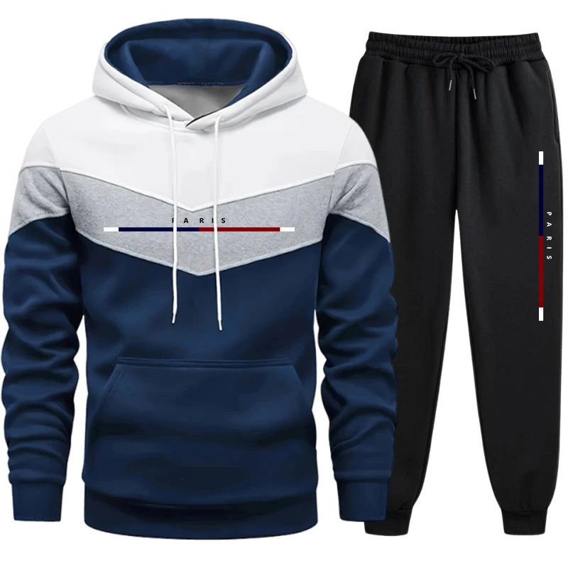 Winter Clothing Men Sale - Tuta da Uomo Casual con Dettagli