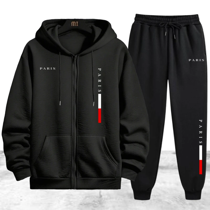 Jacket Winter Clothing - Completo Sportivo da Uomo 2 Pezzi,