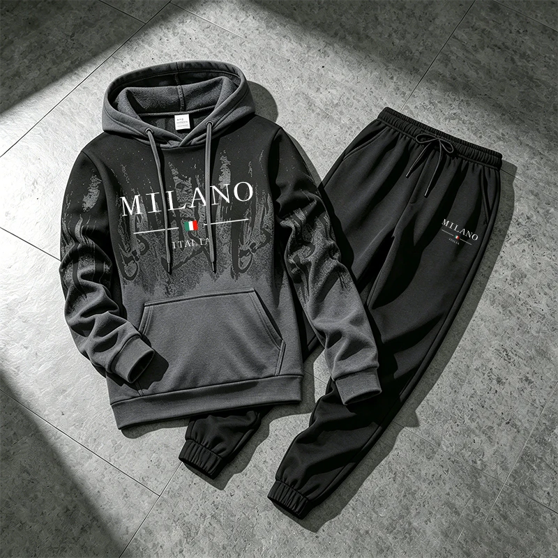 Winter Clothing For Men - Tuta da uomo con felpa con