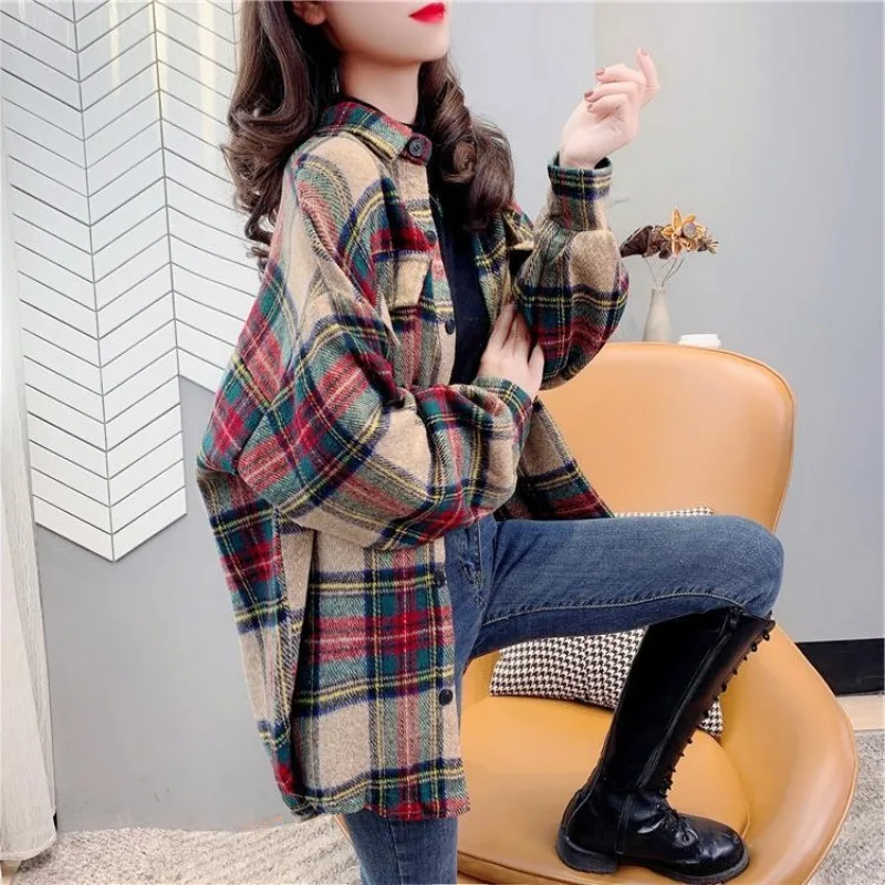 Winter Clothing Offer - Giacca da donna Check Primavera Autunno