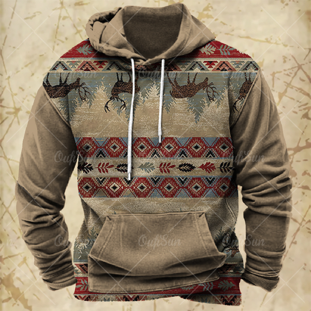 Winter Clothes Shop - Felpa con cappuccio da uomo con
