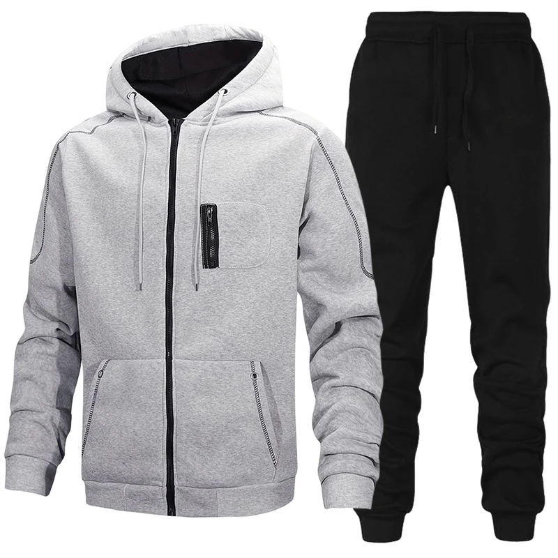Jacket Winter Clothing - Tuta da Uomo alla Moda, Felpa