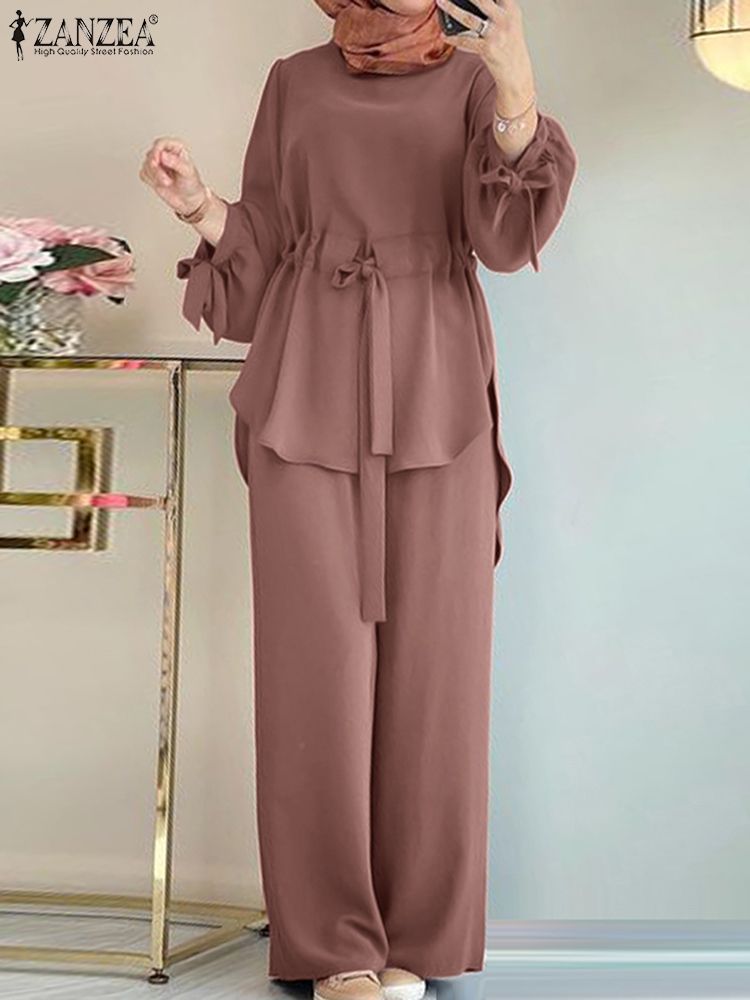 Winter Clothing Kit - Moda donna manica lunga camicetta pantalone