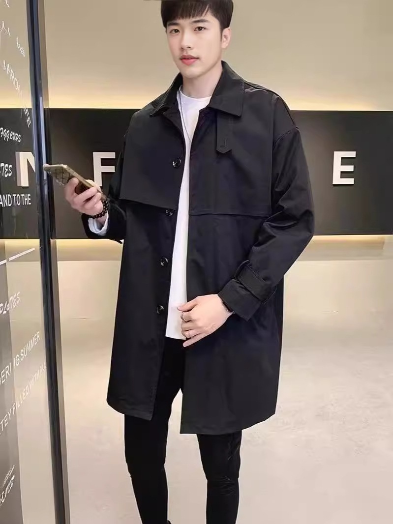 Winter Clothing Companies - Cappotto Trench con Cappuccio da Uomo