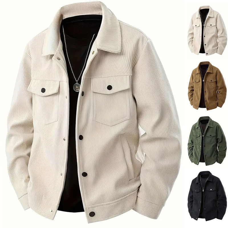 Winter Clothes Shop - Giacca da uomo in velluto a