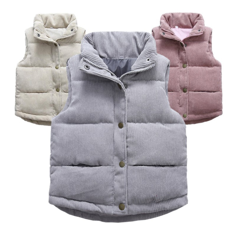 Winter Clothing For Boys - Bambini ragazzi ragazze gilet di velluto