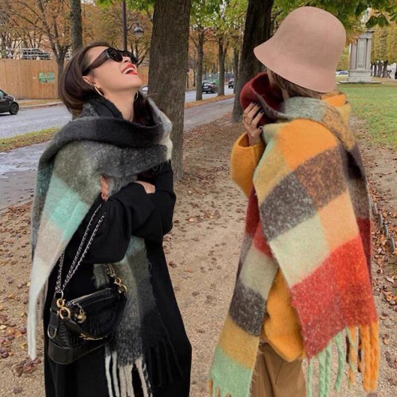 Cashmere Scarf Wrap - NUOVO Inverno di Lusso di Spessore