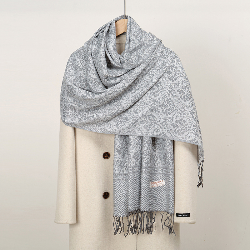Cashmere Scarf Wrap - 2024 Sciarpa di cashmere spessa di