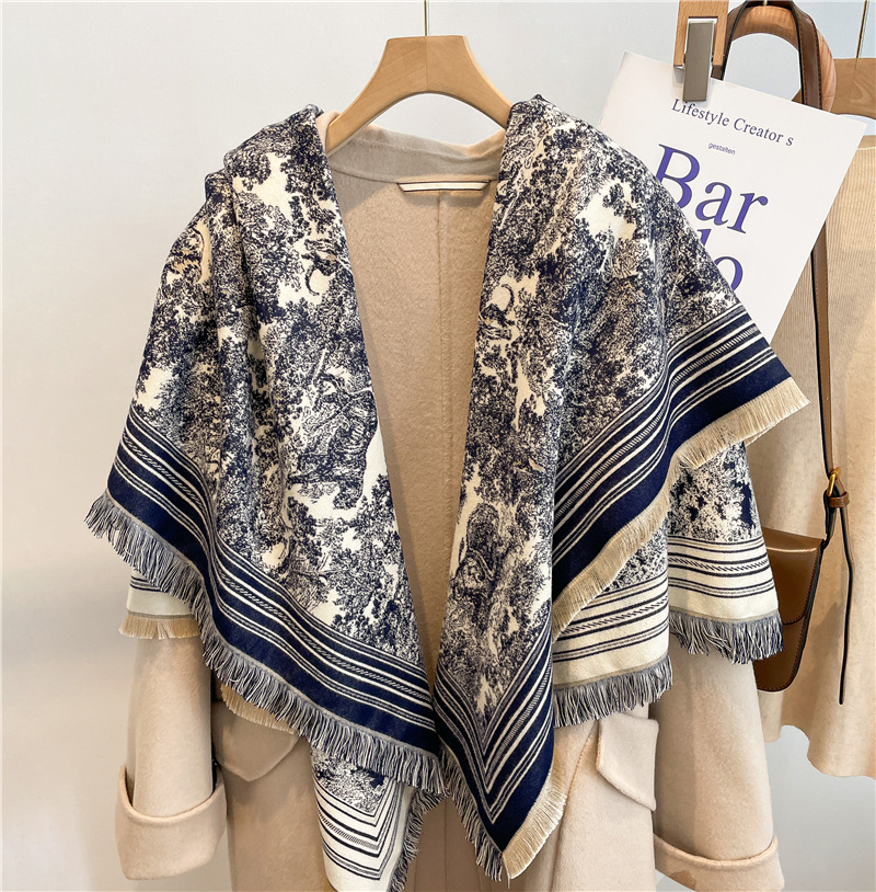 Cashmere Scarf Wrap - Sciarpa di lusso Donna Miscela di