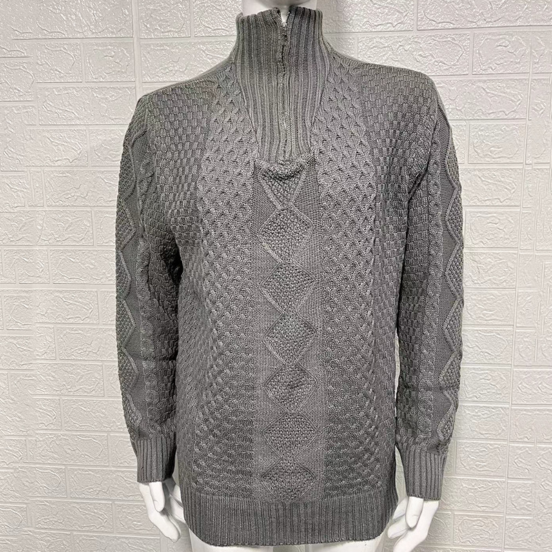 Winter Clothing Types - Maglione Invernale Autunnale in Maglia con