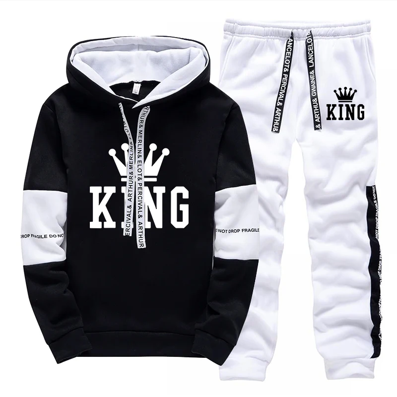Winter Clothing For Men - Tuta sportiva King Printing da uomo,