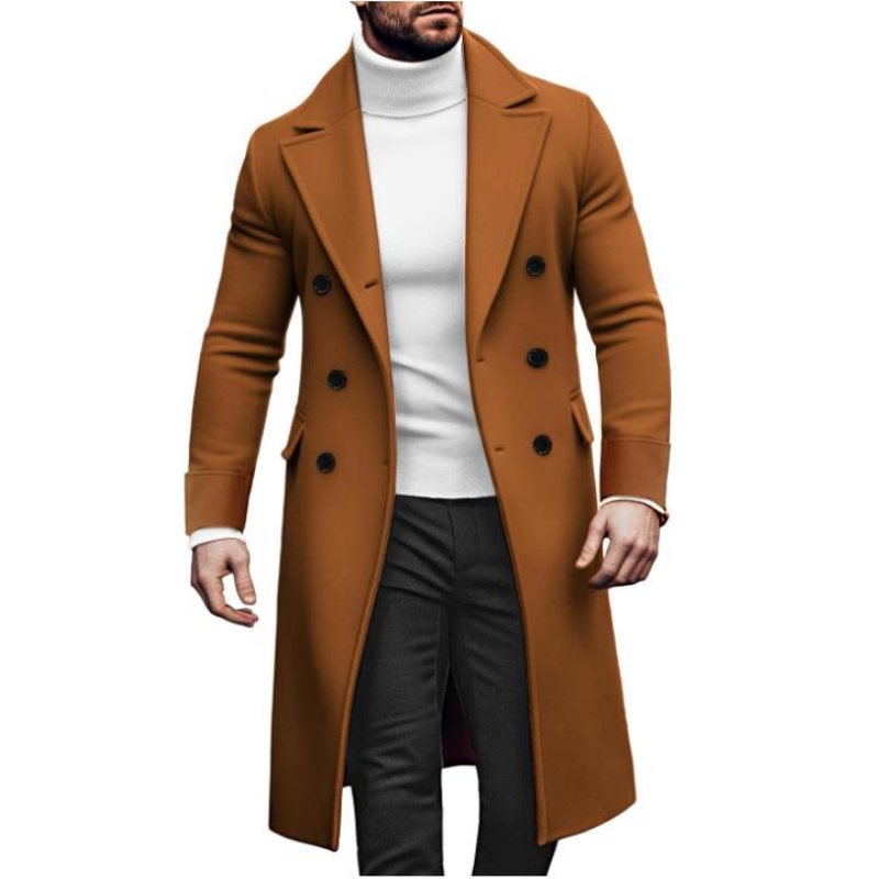 Cappotto lungo doppiopetto da  - Winter Clothing Types recensione e prezzo