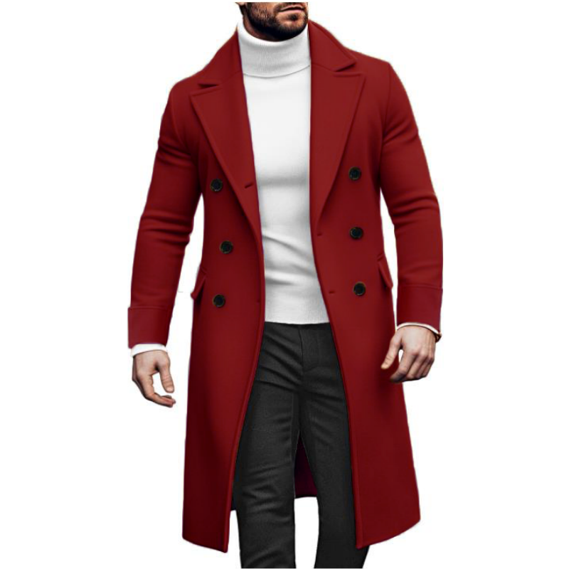 Cappotto lungo doppiopetto da  - Winter Clothing Types recensione e prezzo