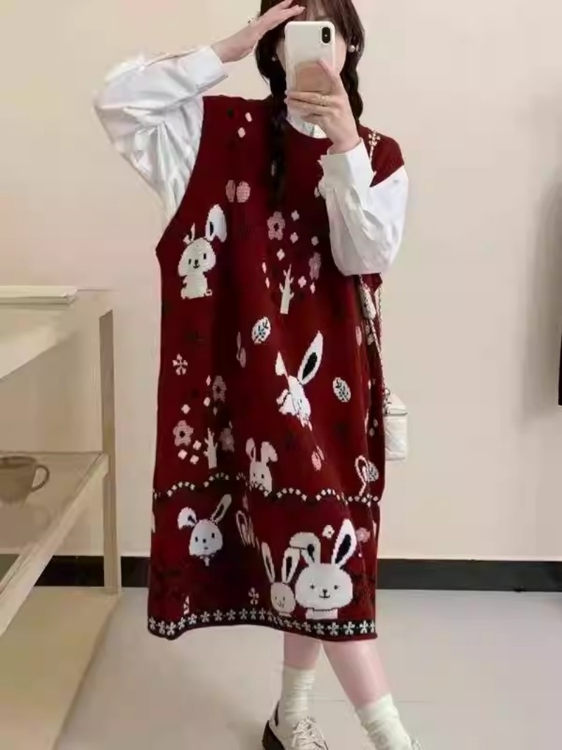 Abito gilet maglione pigro car - Winter Clothing Trends 2025 Women'S recensione e prezzo