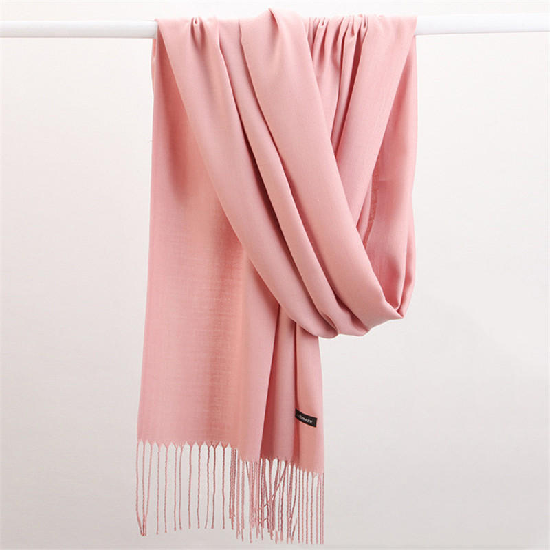 Di modo di Colore Solido 2023  - Cashmere Scarf Wrap recensione e prezzo