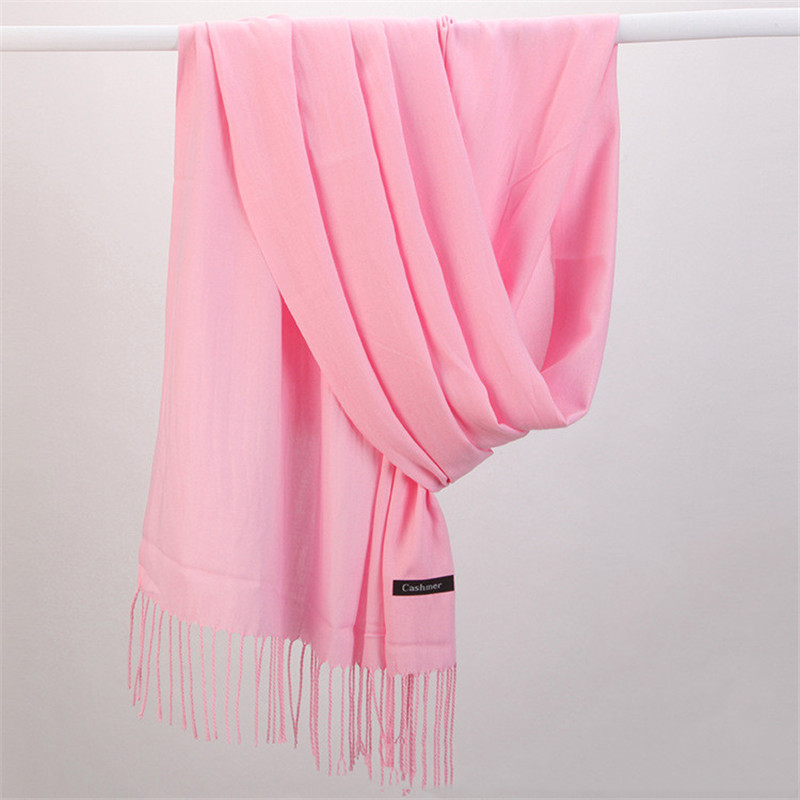Di modo di Colore Solido 2023  - Cashmere Scarf Wrap recensione e prezzo