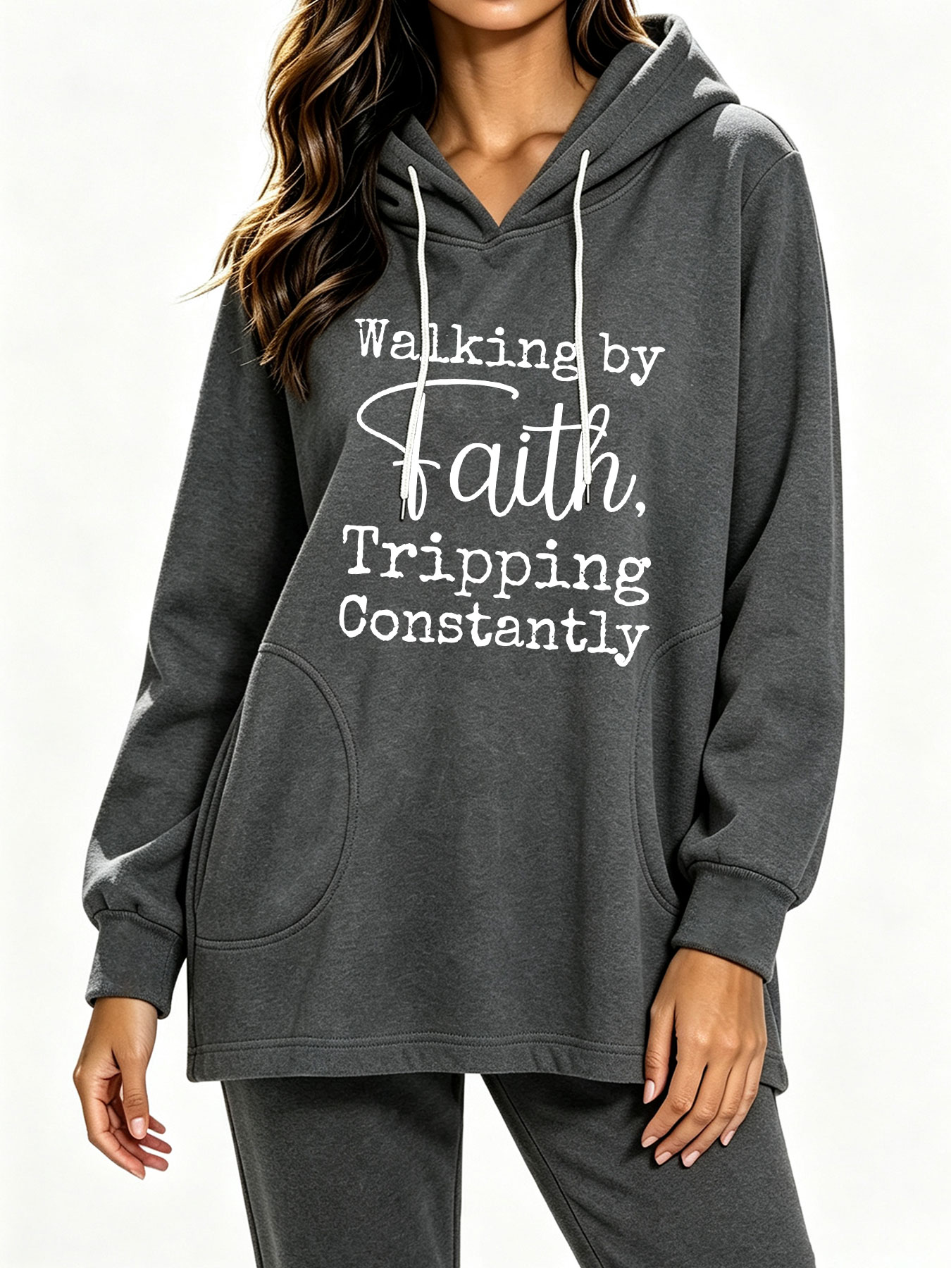 Felpa con Cappuccio e Coulisse - Winter Clothing Quotes recensione e prezzo