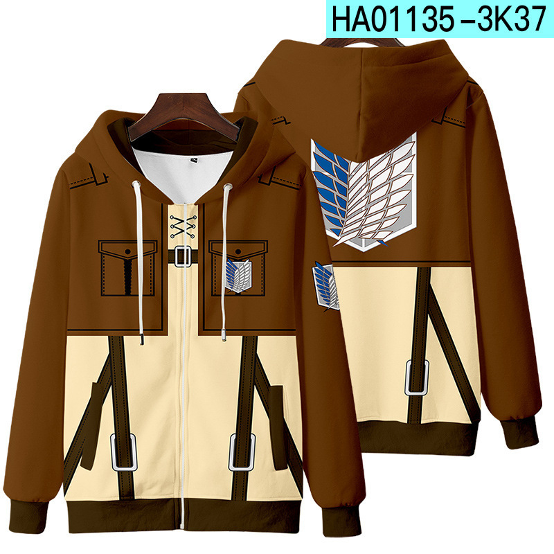 Nuovo Attack On Titan 3D Zippe - Winter Clothes Shop recensione e prezzo