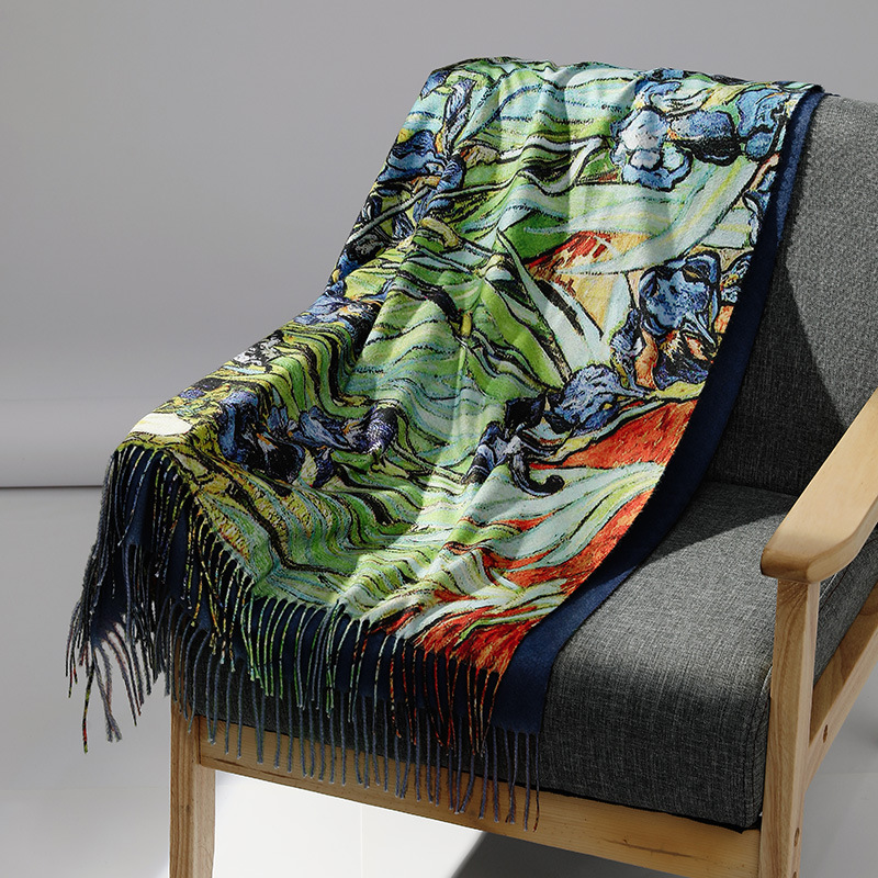 Sciarpa di cashmere pittura a  - Cashmere Scarf Wrap recensione e prezzo