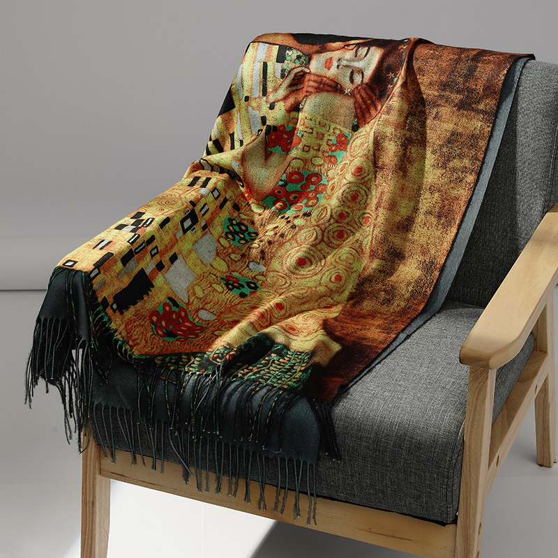 Sciarpa di cashmere pittura a  - Cashmere Scarf Wrap recensione e prezzo